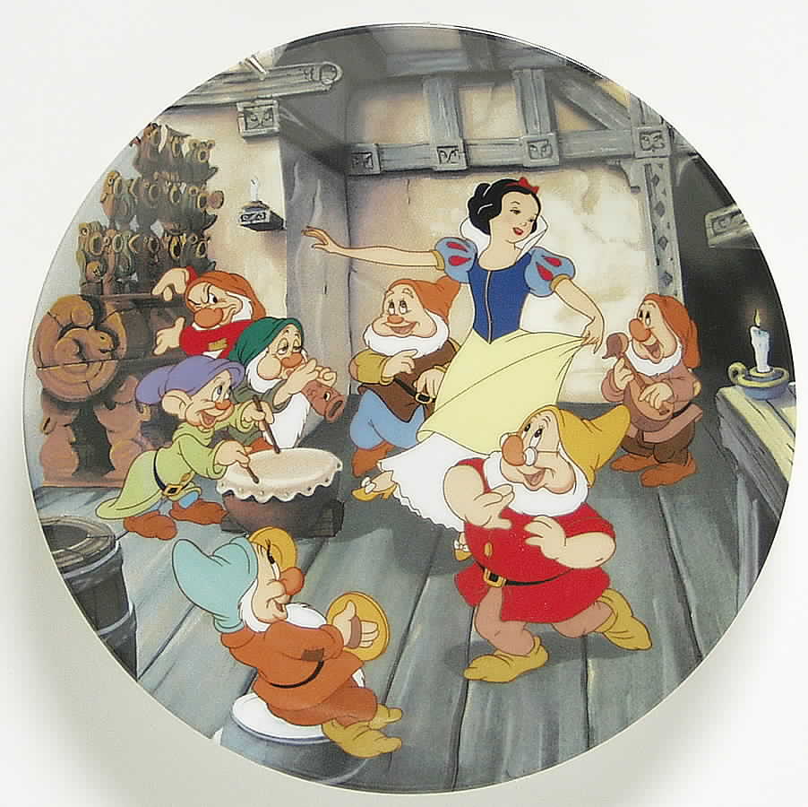 Snow White & The Seven Dwarfs Dance Of Snow  White & 7 Dwarfs - No Box by Edwin Knowles-1