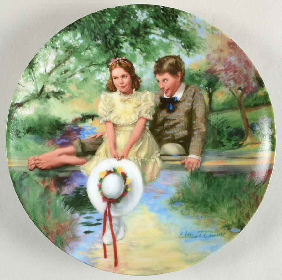 Tom Sawyer Tom And Becky - Boxed by Edwin Knowles-1