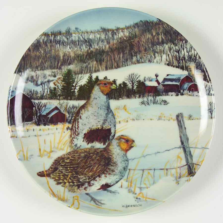 Upland Birds of North America Gray Partridge - Boxed by Edwin Knowles-1