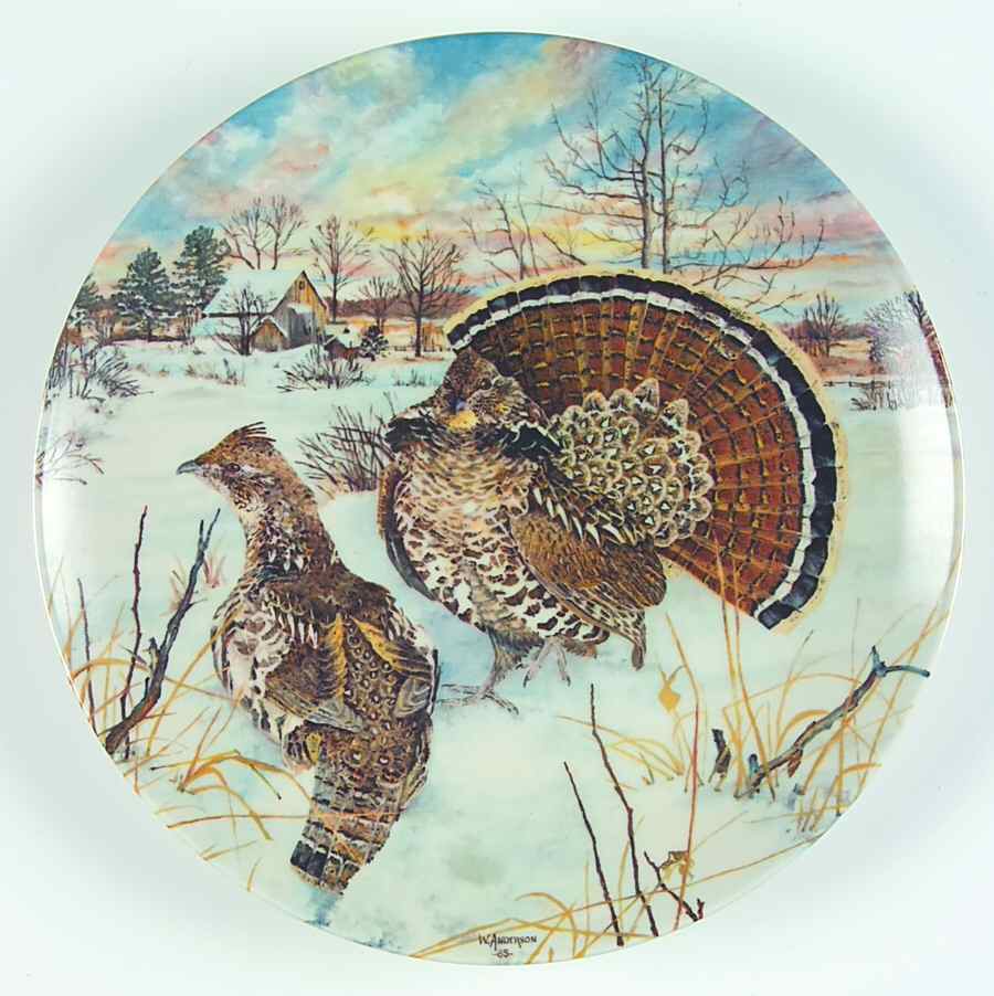 Upland Birds of North America Grouse - Boxed by Edwin Knowles-1
