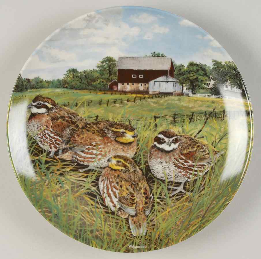 Upland Birds of North America Quail - No Box by Edwin Knowles-1