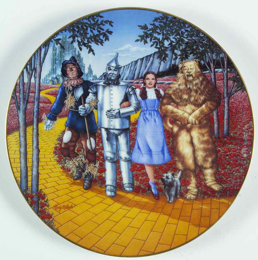 Wizard of Oz-A National Treasure We're Off To See The Wizard - No Box by Edwin Knowles-1