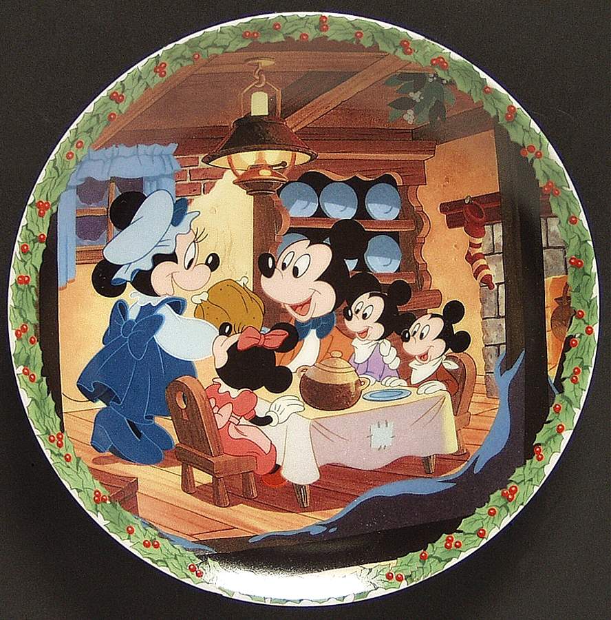 Mickeys Christmas Carol A Christmas Feast - No Box by Edwin Knowles-1