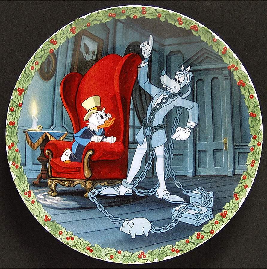 Mickeys Christmas Carol Marley's Warning - No Box by Edwin Knowles-1