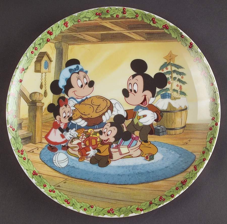 Mickeys Christmas Carol God Bless Us Everyone - No Box by Edwin Knowles-1