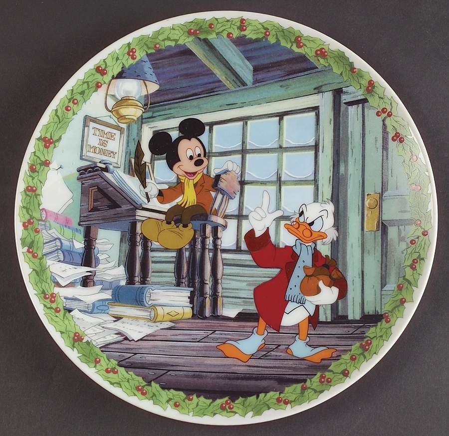 Mickeys Christmas Carol Bah Humbug! - No Box by Edwin Knowles-1
