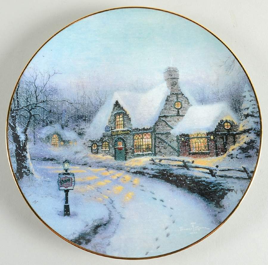 Yuletide Memories Olde Porterfield Gift Shoppe - Boxed by Edwin Knowles-1