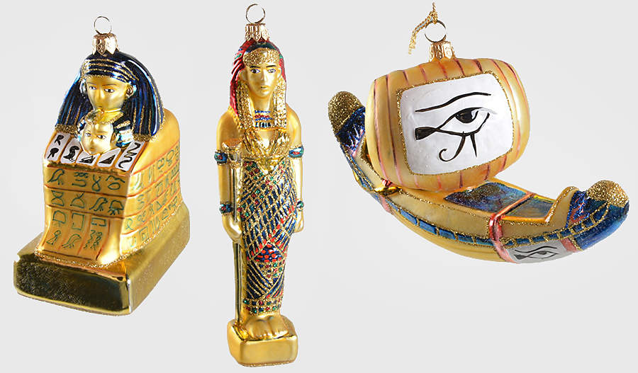 Egyptian Collection Journey To Egypt-Set Of 3 - Set Of 3 by Kurt Adler-1