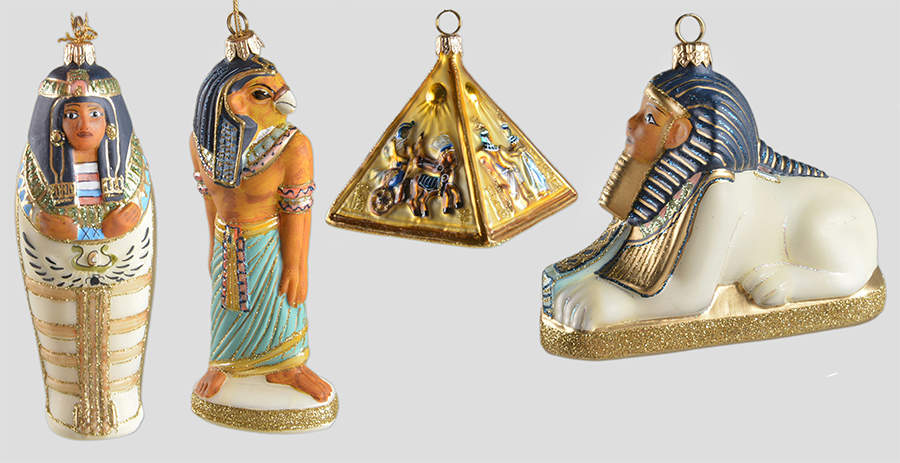 Egyptian Collection Egyptian Collection-Set Of 4 - Set Of 4 by Kurt Adler-1