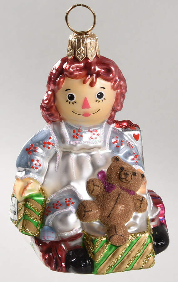 Kurt Adler Christmas Ornament Playful Raggedy Ann - Boxed by Kurt Adler-1
