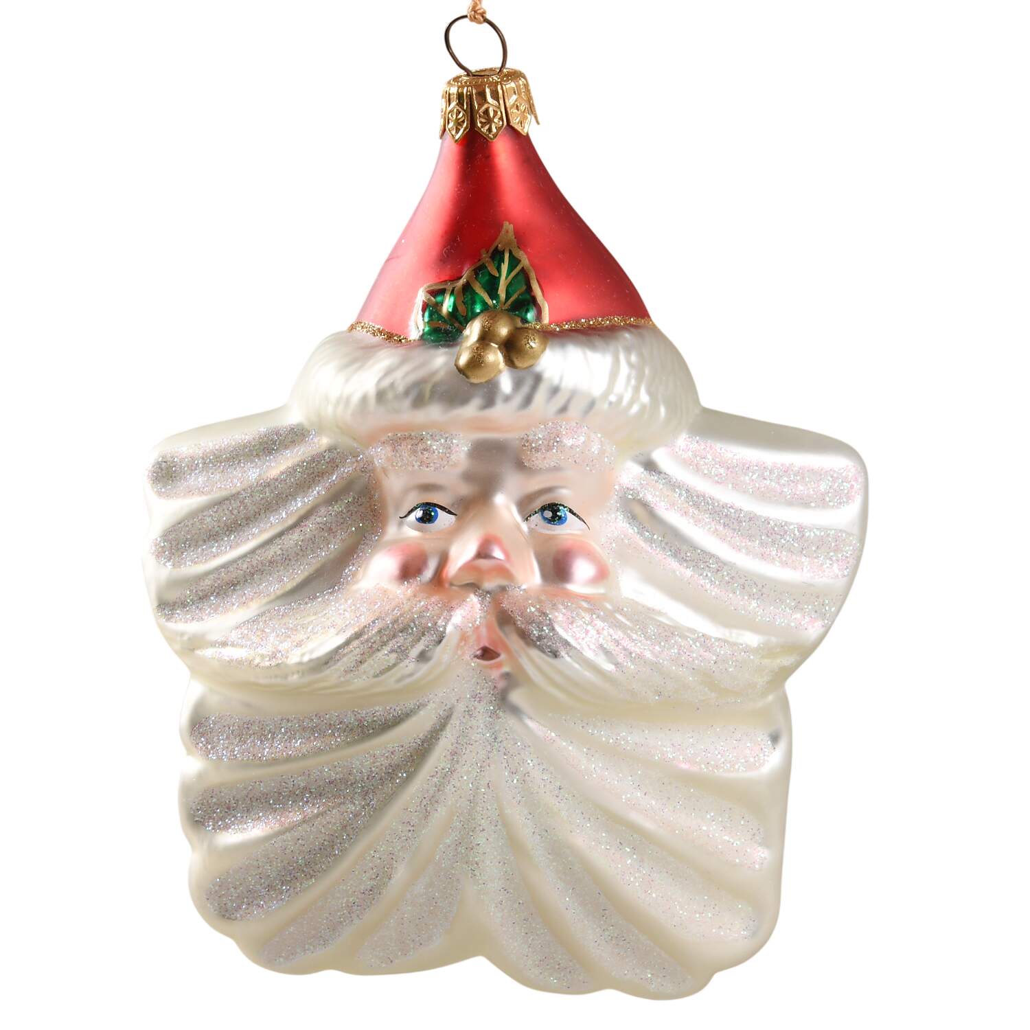 Kurt Adler Christmas Ornament Star Santa - Red - Boxed by Kurt Adler-1
