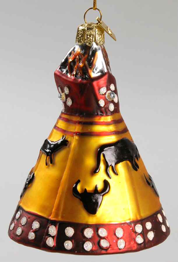 Kurt Adler Christmas Ornament Teepee - No Box by Kurt Adler-1