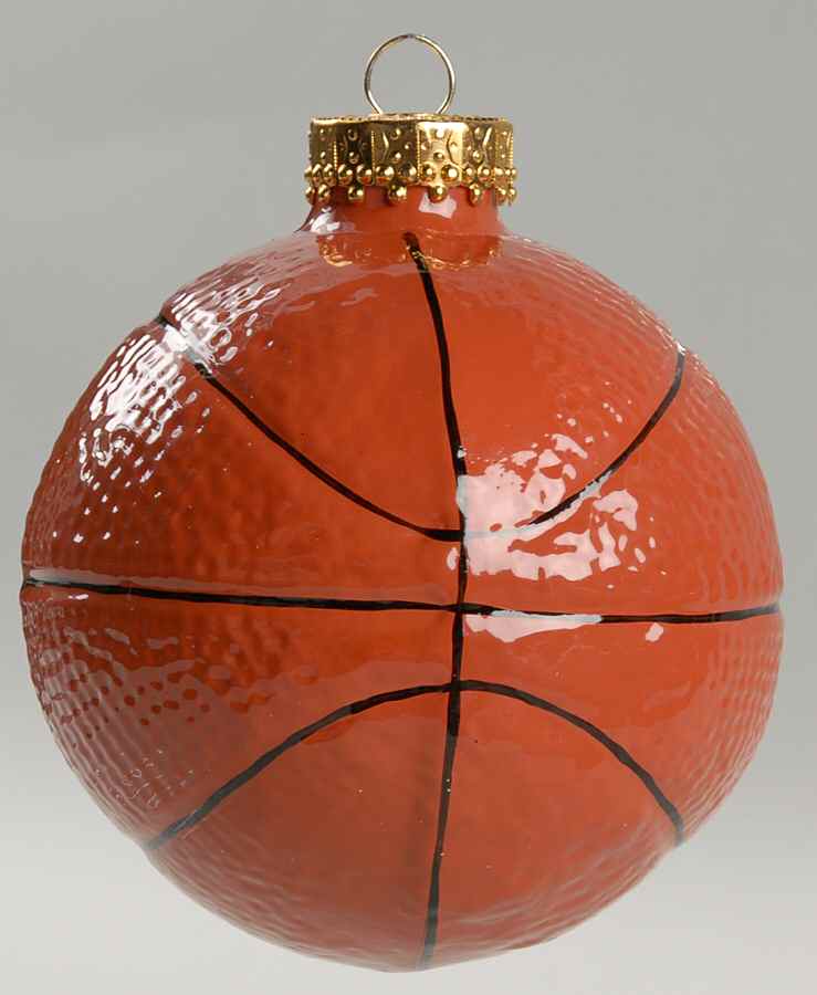 Kurt Adler Christmas Ornament Basketball - No Box by Kurt Adler-1