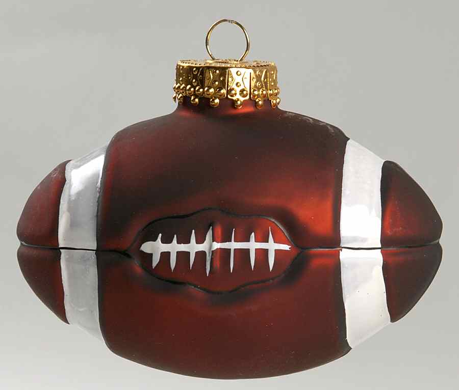 Kurt Adler Christmas Ornament Football Ornament - No Box by Kurt Adler-1
