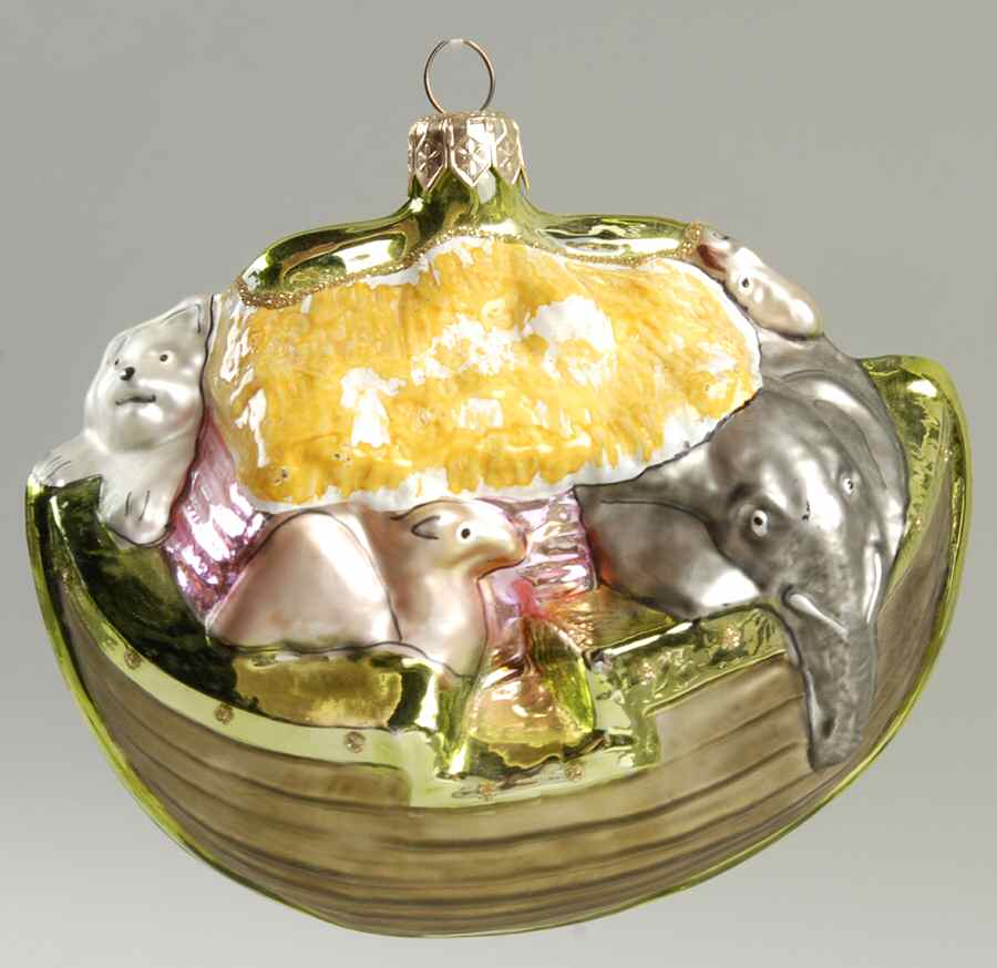 Kurt Adler Christmas Ornament Noahs Ark - No Box by Kurt Adler-1