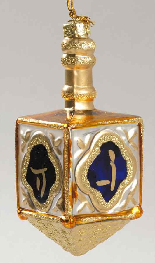 Hanukkah - Noble Gems Dreidel - No Box by Kurt Adler-1