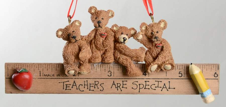 Holly Bearies Teachers R Special - Boxed by Kurt Adler-1