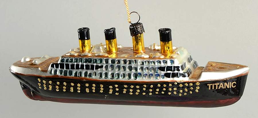 Kurt Adler Christmas Ornament Titanic Polonaise - No Box by Kurt Adler-1