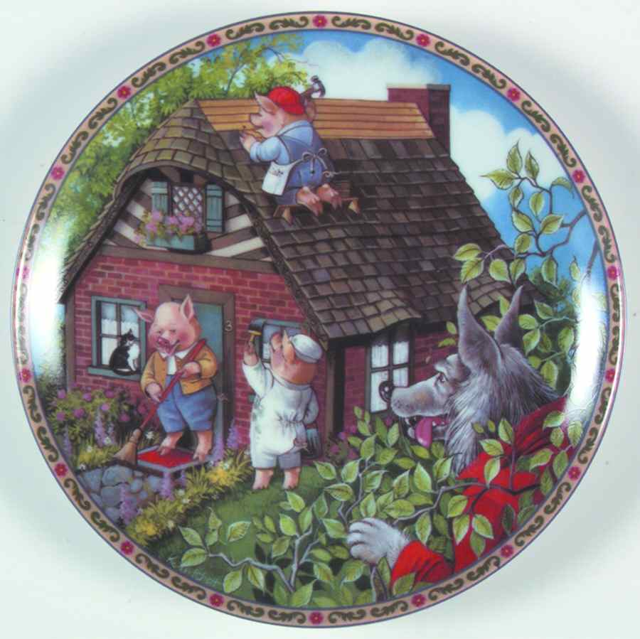 Once Upon A Time Three Little Pigs - No Box by Edwin Knowles-1