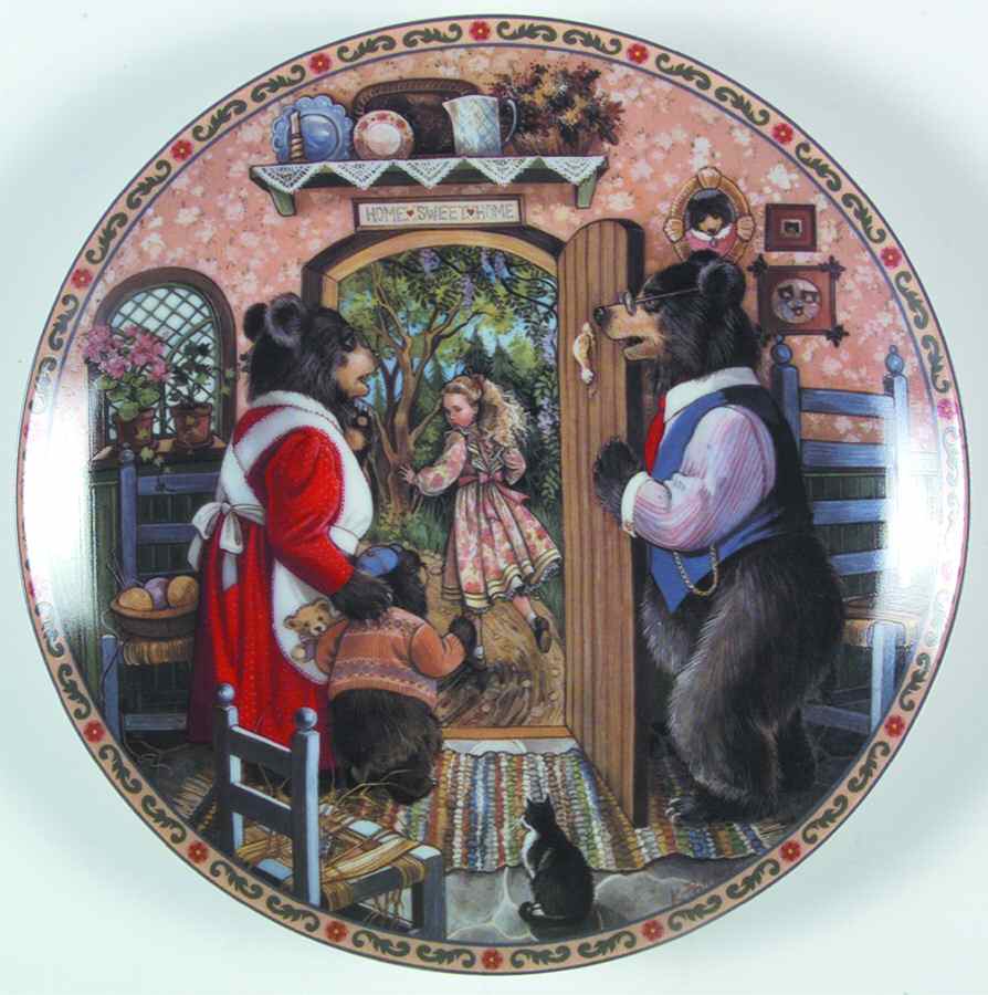 Once Upon A Time Goldilocks And The Three Bears - Boxed by Edwin Knowles-1