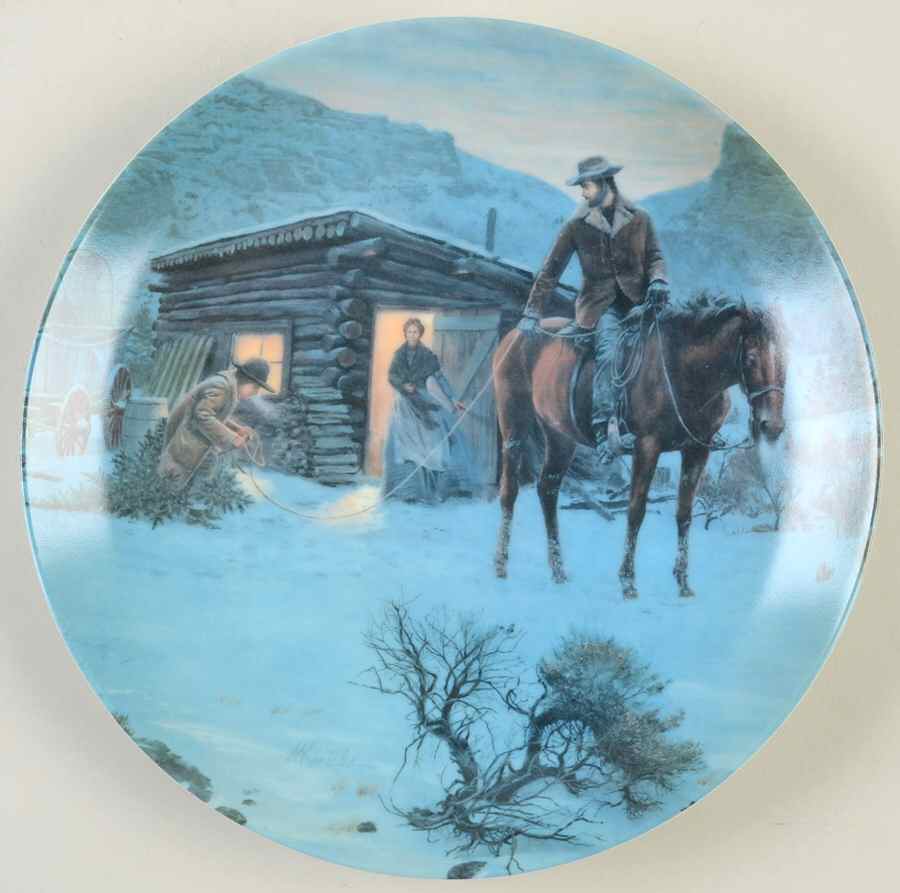 American Journey Christmas At The New Cabin - Boxed by Edwin Knowles-1