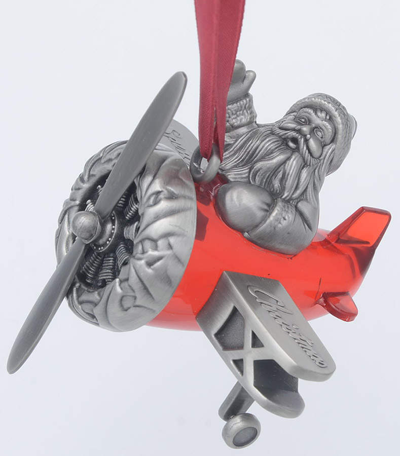 Santa's Adventure Santa's Flight-Airplane-Spirit Of Christ - Boxed by Kirk Stieff-1