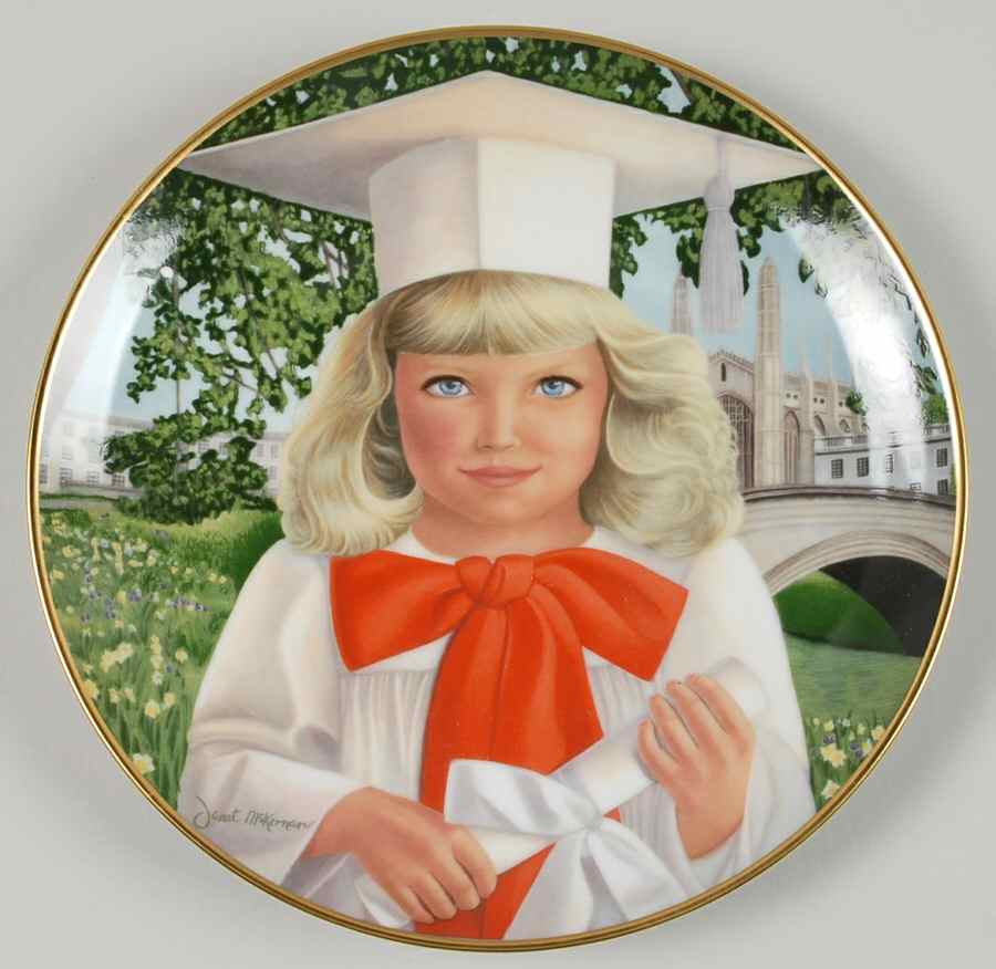 Graduates-Plate Graduate Girl - Boxed by Kaiser-1