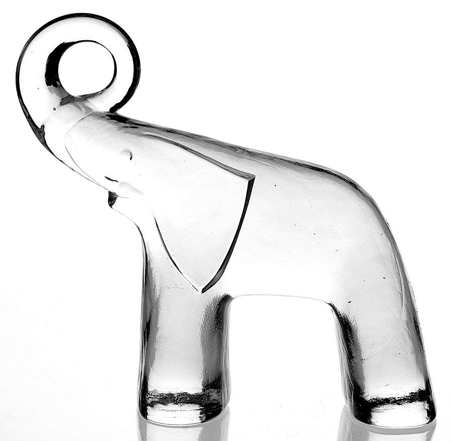Kosta Boda Figurines Elephant-Large - No Box by Kosta-Boda-1