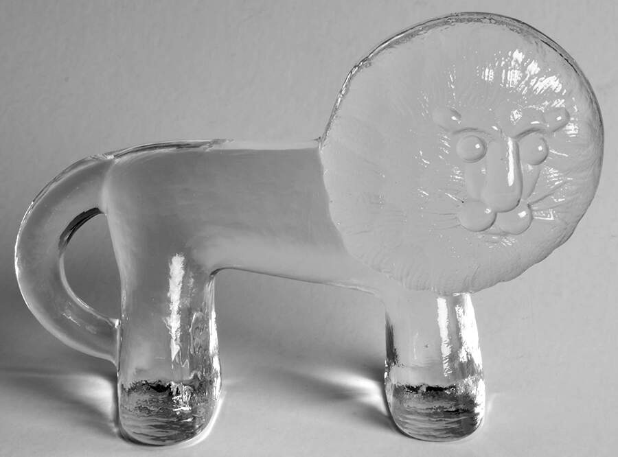 Kosta Boda Figurines Lion-Small - Boxed by Kosta-Boda-1