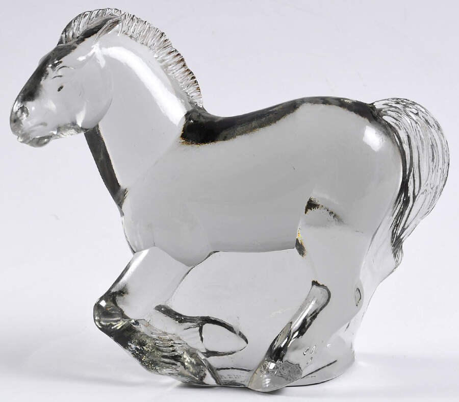 Kosta Boda Figurines World Wildlife Fund Mustang - No Box by Kosta-Boda-1