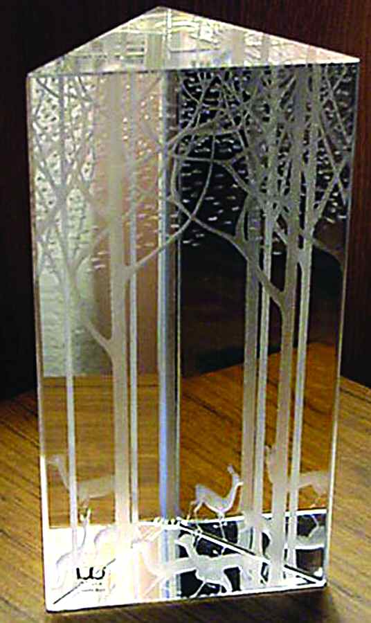 Kosta Boda Figurines Deer Park-Prism Sculpture - Boxed by Kosta-Boda-1