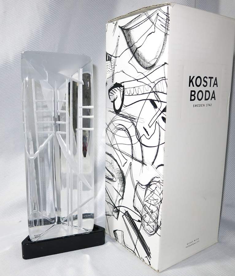 Kosta Boda Figurines Winter Scene (Monica Backstrom) - Boxed by Kosta-Boda-1
