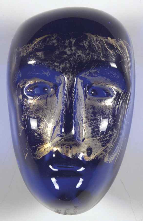 Kosta Boda Figurines Brains-Jimenez/Blue-Silver - Boxed by Kosta-Boda-1