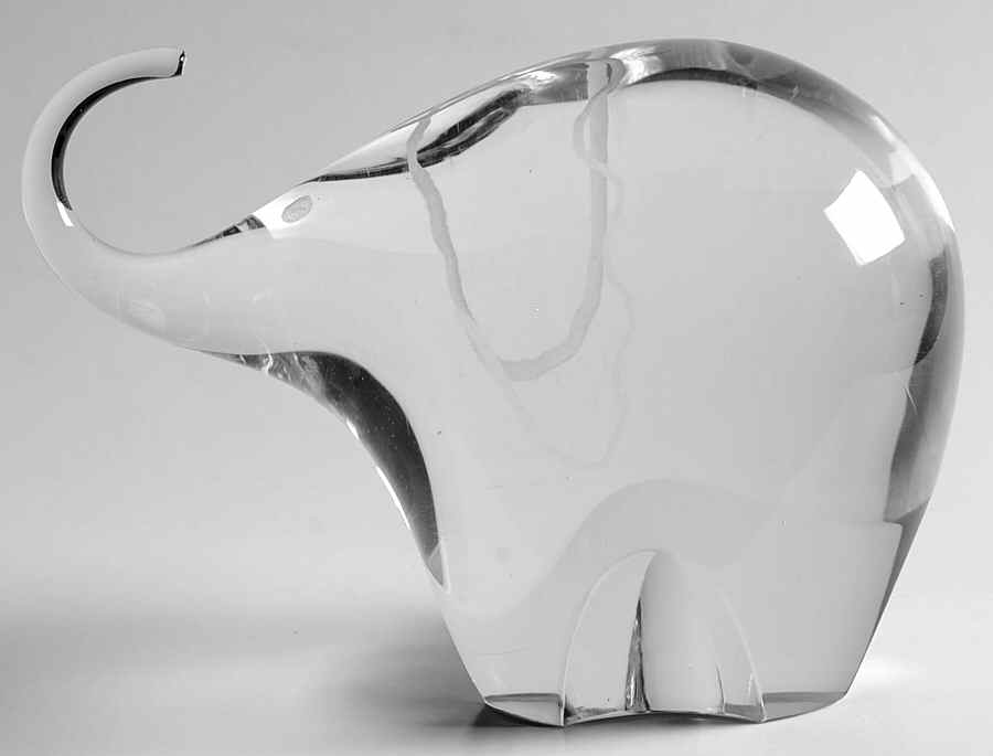 Kosta Boda Figurines Elephant - No Box by Kosta-Boda-1