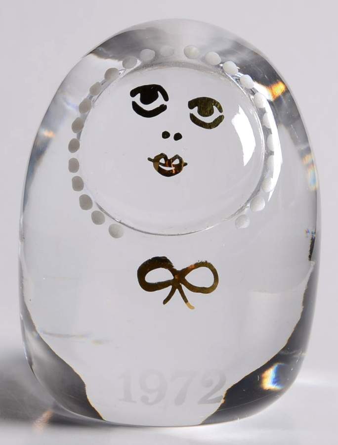 Kosta Boda Annual Paperweight Twin-Single - No Box by Kosta-Boda-1