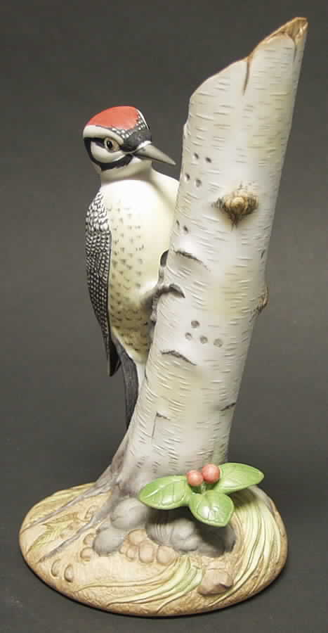 Kazmar Porcelain Figurines Ladder Backed Woodpecker - No Box by Kazmar Porcelain-1