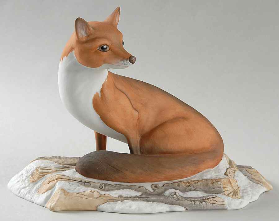 Kazmar Porcelain Figurines Red Fox - No Box by Kazmar Porcelain-1