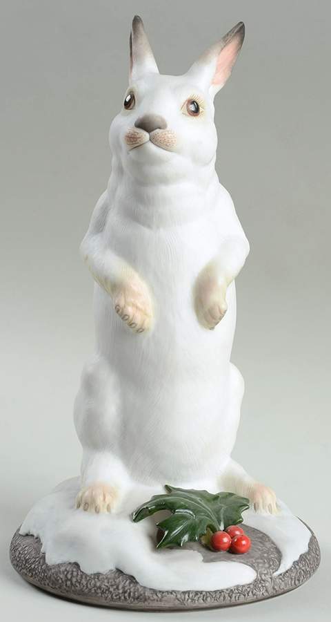 Kazmar Porcelain Figurines Snowshoe Hare - No Box by Kazmar Porcelain-1