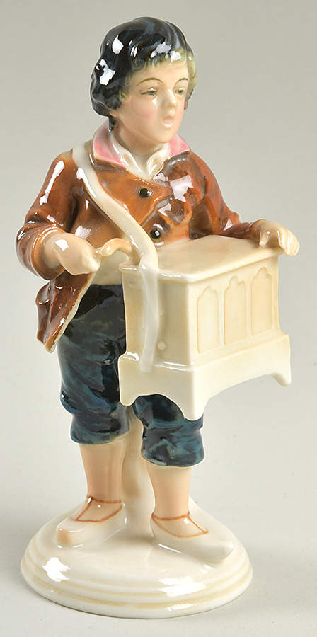 Karl Ens Figurine Organ Grinder Boy  - No Box by Karl Ens-1