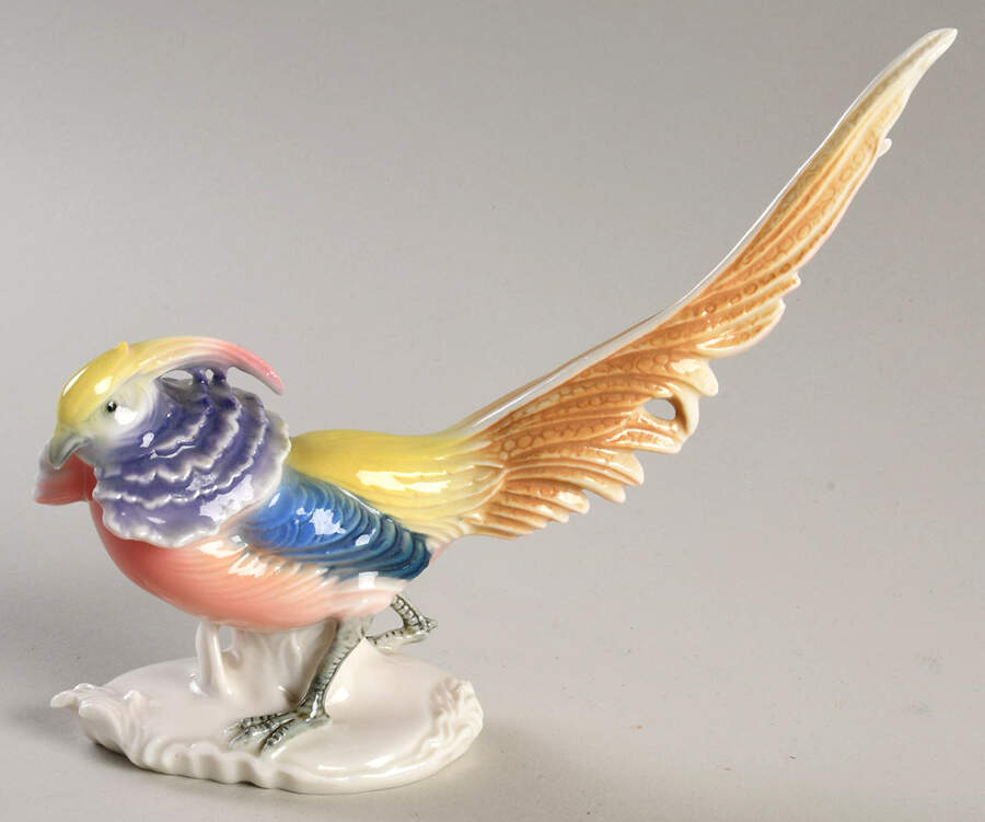 Karl Ens Figurine Golden Pheasant - No Box by Karl Ens-1