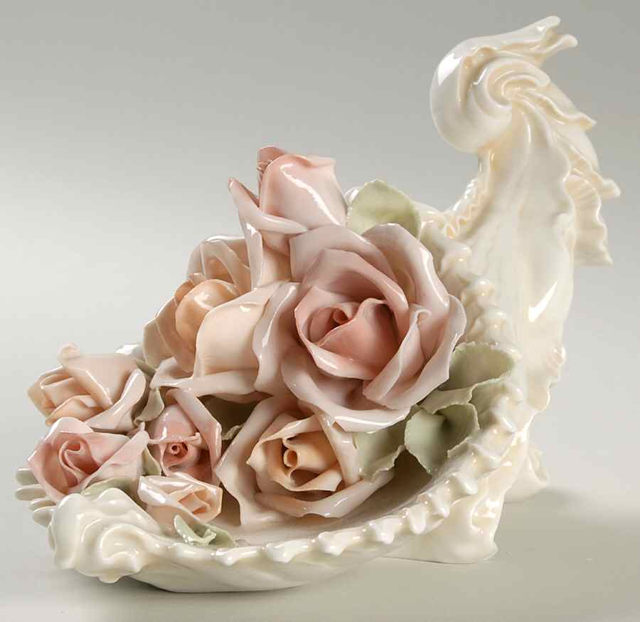 Karl Ens Figurine Roses Flower Arrangement - No Box by Karl Ens-1