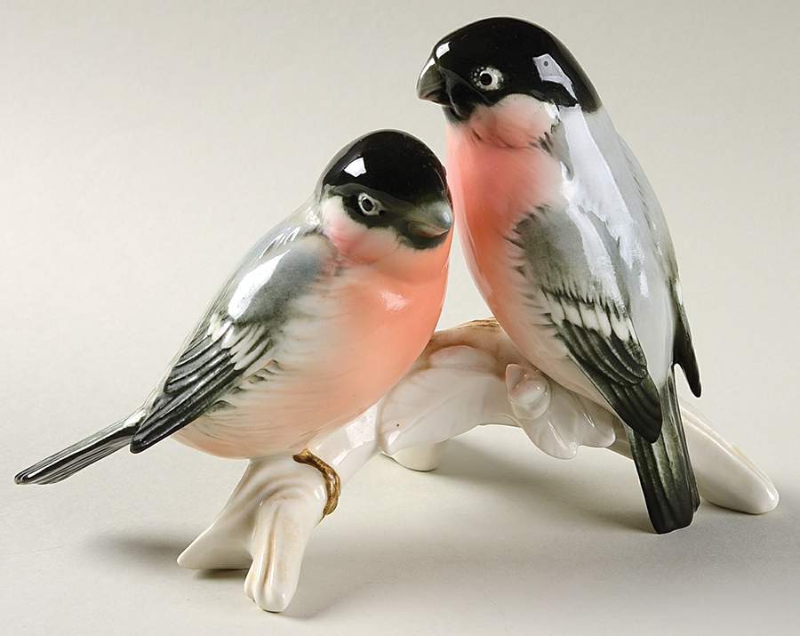 Karl Ens Figurine Bullfinch Pair - No Box by Karl Ens-1