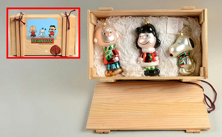 Peanuts Peanuts Boxed-Set Of 3 - Boxed by Kurt Adler-1