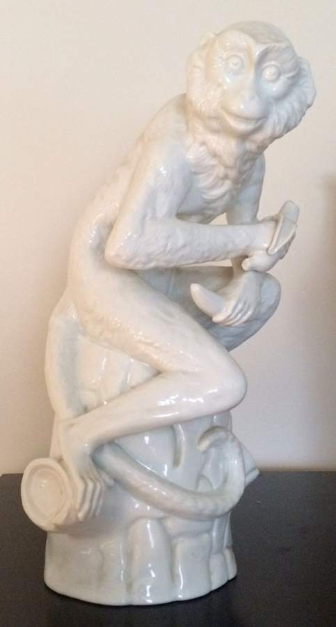 KPM Figurines White Monkey - No Box by KPM-1