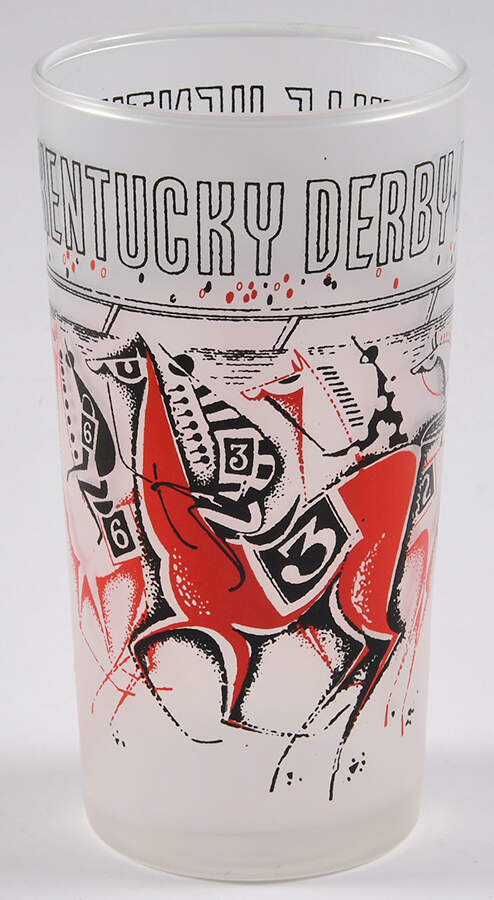 Bar Glasses Kentucky Derby 1971 Bar Glass - No Box by Kentucky Derby-1