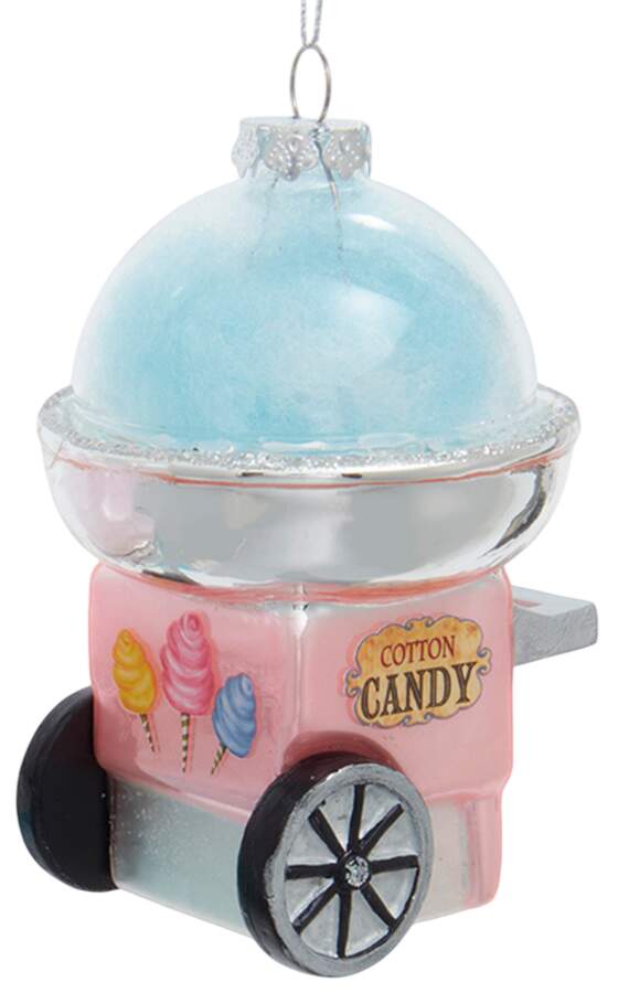 Sweet Shoppe Pink Cotton Candy Cart - No Box 54b by Kurt Adler-1