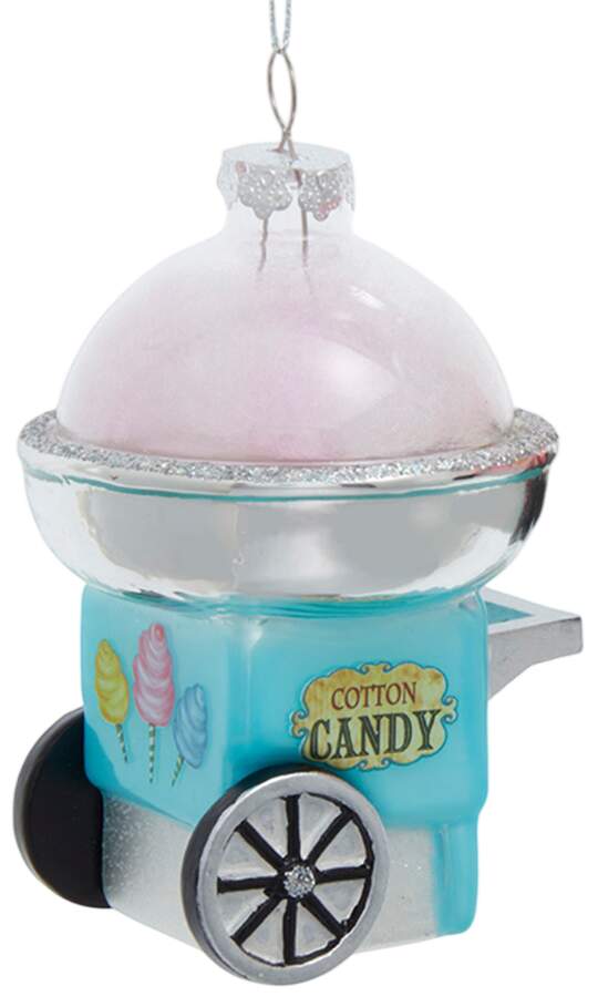 Sweet Shoppe Blue Cotton Candy Cart - No Box 54a by Kurt Adler-1