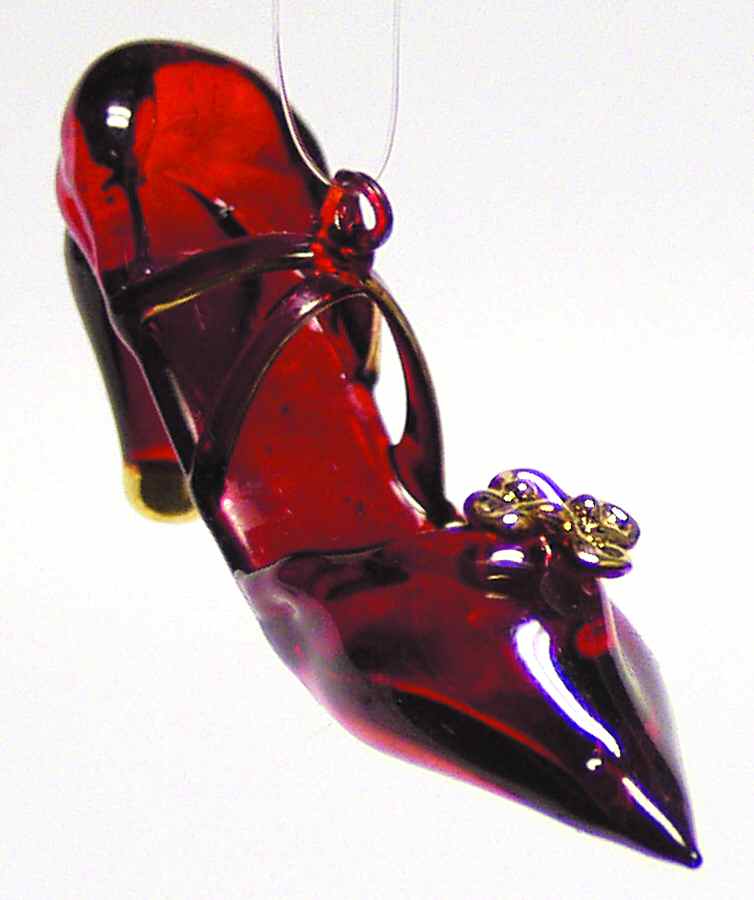 Kurt Adler Crystal Ornaments Shoe-Strap - Boxed by Kurt Adler-1