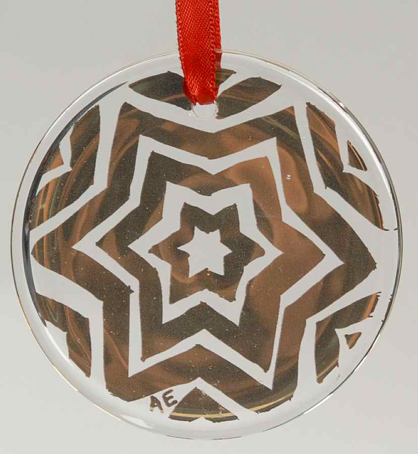 Kosta Boda  Ornaments Glimmer-Gold Stars - Boxed by Kosta-Boda-1