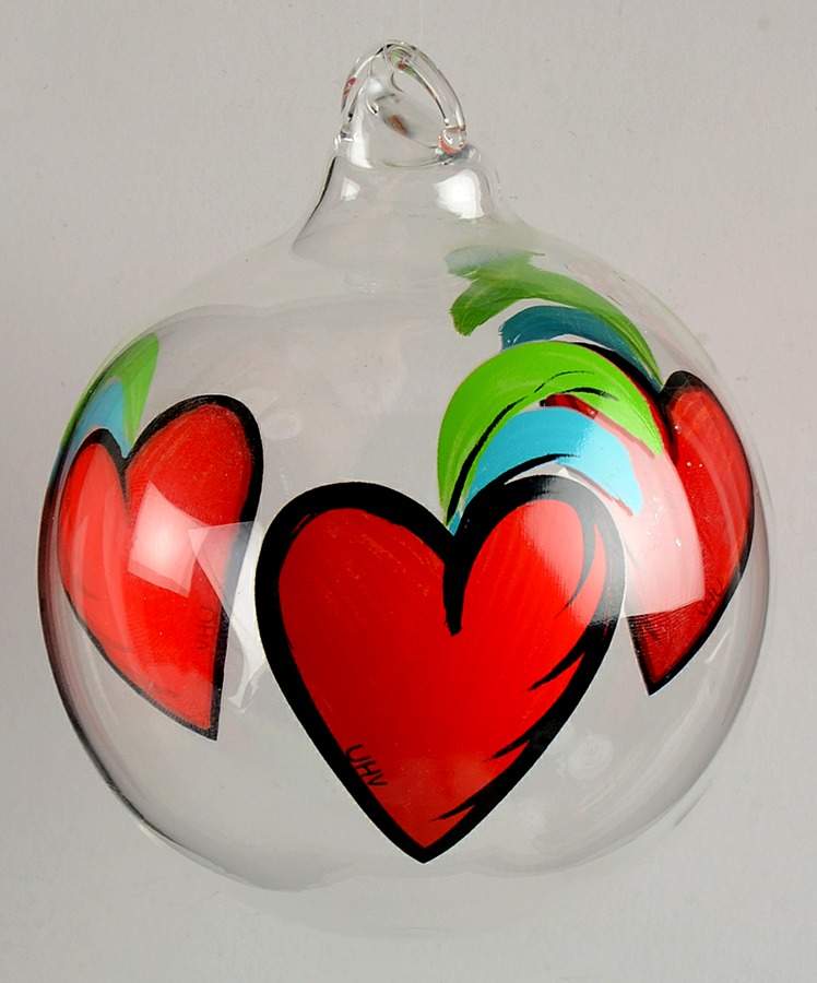 Kosta Boda  Ornaments Heart - Ball Ornament - No Box by Kosta-Boda-1